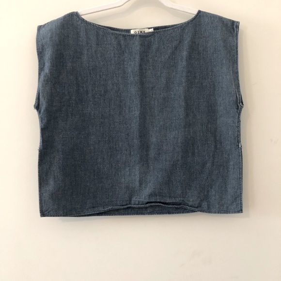 OZMA Tops - OZMA denim sleeveless top, EUC